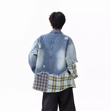 牛仔短外套女秋装2025春秋新款宽松时尚显瘦夹克长袖上衣JKF4013，男装夹克，星座516A