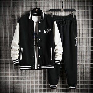 2025秋季新款棒球服卫衣套装青年学生班服XZ102A-4-8685-P95图片