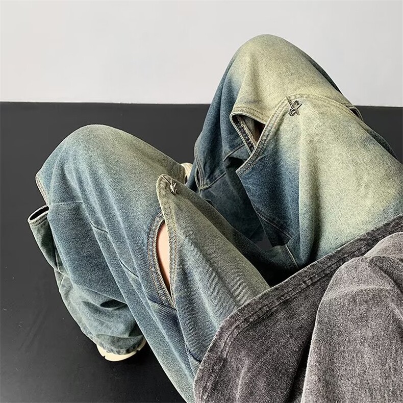 美式牛仔裤男款秋季长裤潮NK835P50,男装牛仔裤,星座1116-2