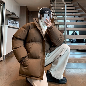 现货 抖音得物可供视频 冬季三防加厚羽绒棉衣外套面包棉服 81137图片