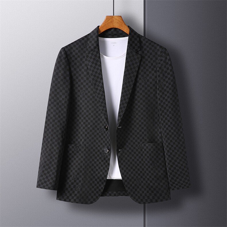 秋季新款西装男西服简约外套西服商务休闲小西装单西,男装西服,电商B360