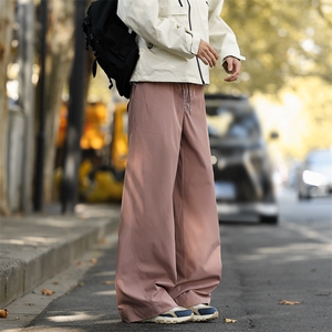 春款美式工装裤男女复古宽松休闲速干裤K0268-P45图片