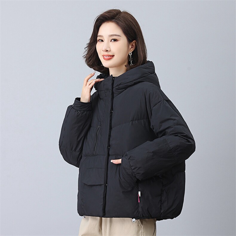 新款时尚女装羽绒服宽松显瘦保暖外套冬季必备单品,女装羽绒服,叶笙衣