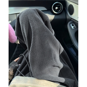 美式直筒加绒裤子男款秋冬雪尼尔卫裤麦穗纹运动休闲裤 K403图片