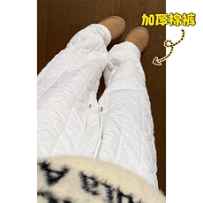 特批P35无差价抖音休闲裤男女菱格保暖加棉拖地裤K5614J加棉，男装休闲裤，电商A001-1