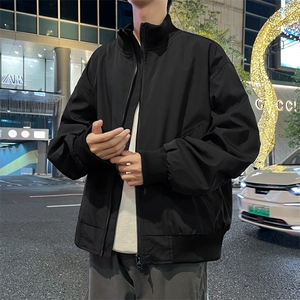 直播美式飞行员夹克男士潮流痞帅立领百搭工装外套6187-特P40图片