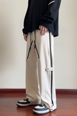 主推设计拉链款美式高街休闲潮运动青少年裤子XZ301b-2-CK683TP38，男装休闲裤，星座301B-2（原A443-1）