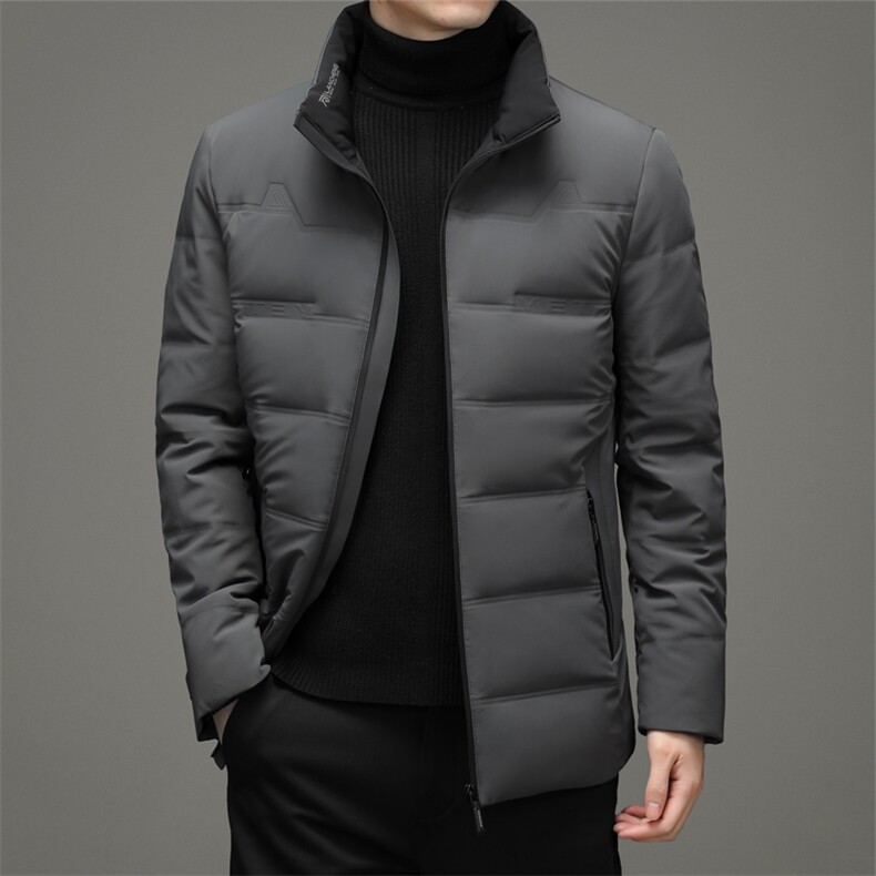 羽绒服男士2023年冬季新款立领休闲保暖休闲外套SNNYR862028-P245,男装羽绒服,电商B212（原钱塘6029）