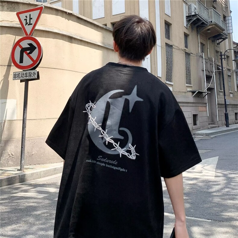 2024春夏季新款男休闲圆领短袖T恤HXT6P28,男装T恤,星座1116-2