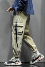 男士新款宽松韩版潮流运动休闲裤束脚潮牌工装九分裤DS989TP40，男装休闲裤，电商A102