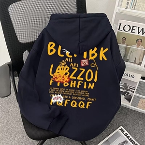 潮流流行时尚慵懒华棉贝贝绒380g卫衣ins日系新款气质原宿百搭图片