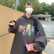 直播品质360克重磅美式印花卫衣Y222特P35同步供应华棉P45特，男装卫衣，电商A486