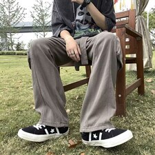 男秋季新款港风休闲裤厚纯棉裤子A723P50，男装休闲裤，星座1116-2