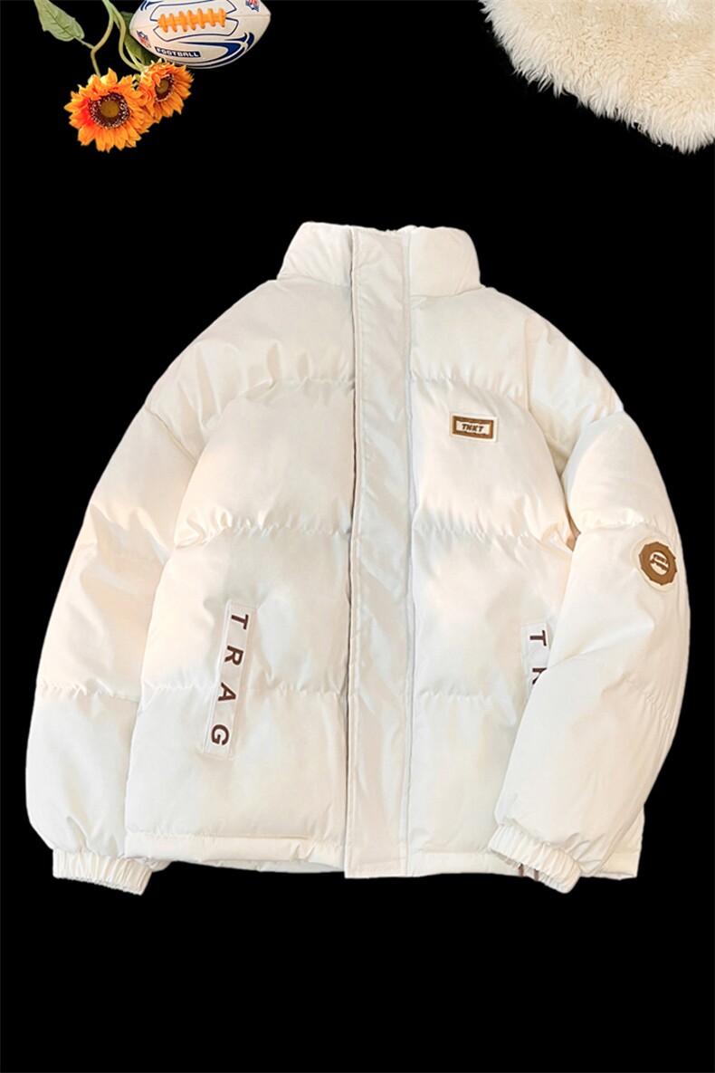 2025立领皮标棉衣棉服小牛津防水面料拼接棉袄面包服1609-P75,男装棉衣,星座207