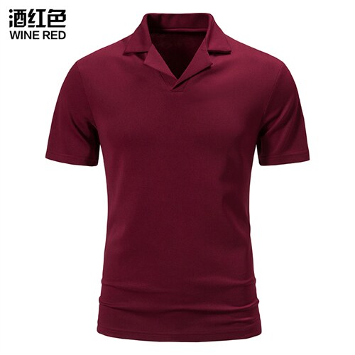 男式夏季修身短袖 Polo 衫休闲轻质 Polo T 恤 H62图片