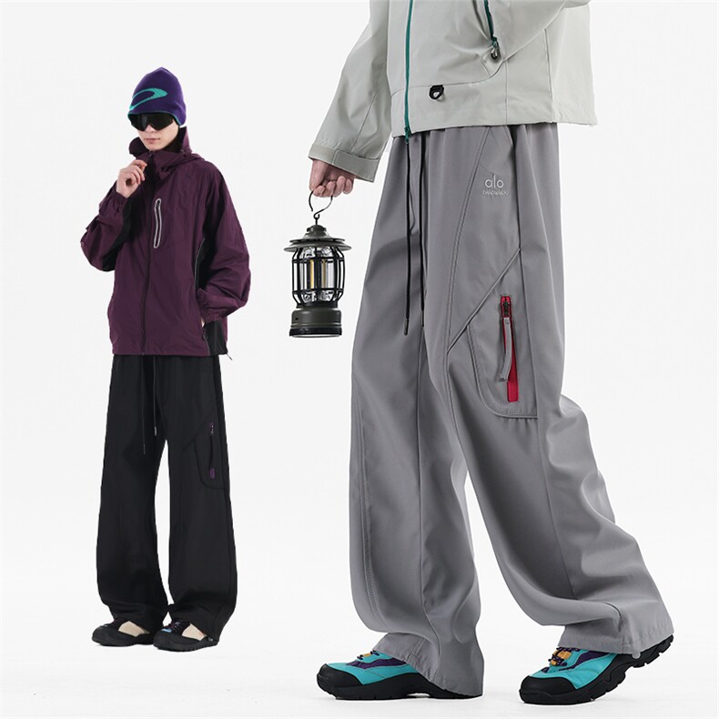 户外速干运动冲锋裤男2026春季登山徒步直筒百搭休闲裤Z6909-P42,男装休闲裤,星座610（原A335）