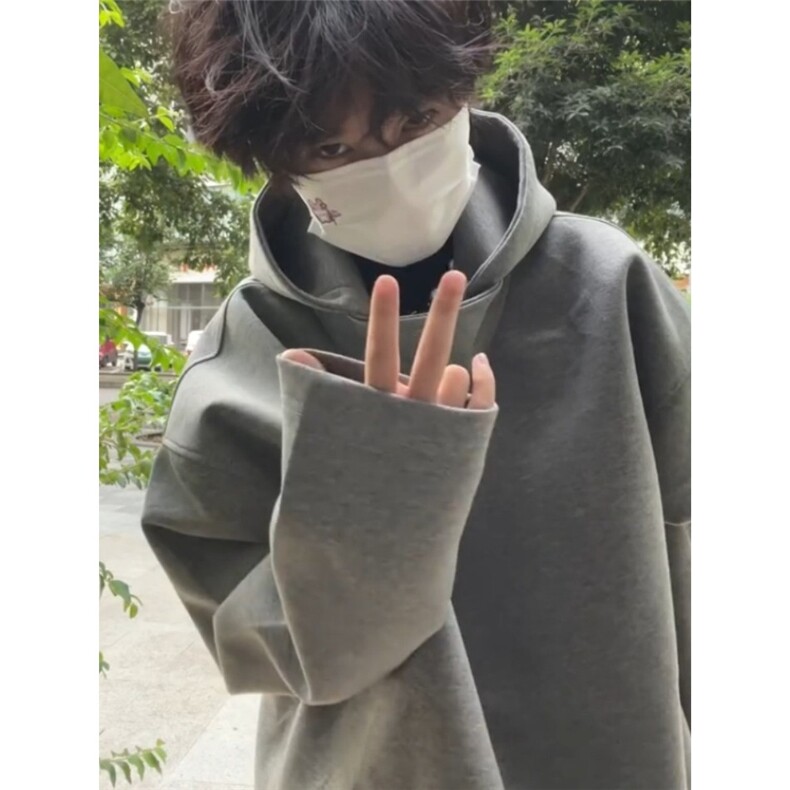 【有货】D88891-P65重磅连帽卫衣男士春秋季宽松美式新款潮流外套,男装卫衣,星座603-2