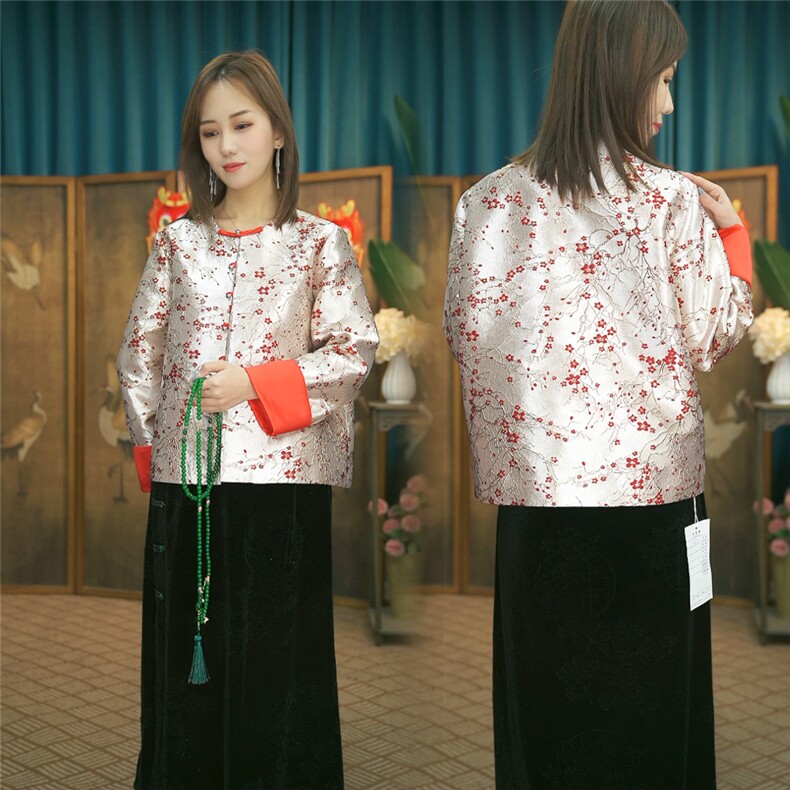 现货2024春季新款简约刺绣盘扣衬衫新中式穿搭上衣B03，女装衬衫，非你不可新中式