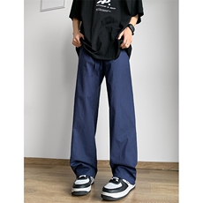8XL-M特大码肌理感冰丝薄款休闲裤长裤男宽松百搭情侣裤K919P58，男装休闲裤，电商D206-1