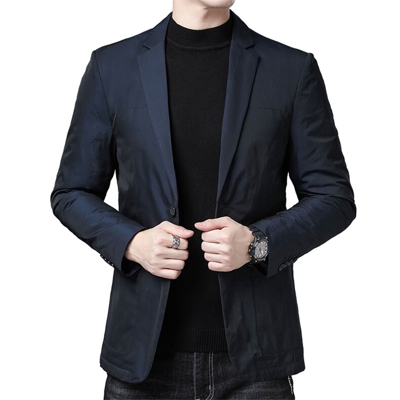 2023冬季新款中年潮上衣男士外套西服羽绒服上衣YYYR6629963-P250,男装西服,电商B212（原钱塘6029）