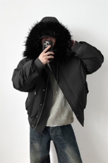[现货座山雕羽绒服]连帽毛领加厚保暖休闲外套5D1200TP220368，男装羽绒服，电商A102