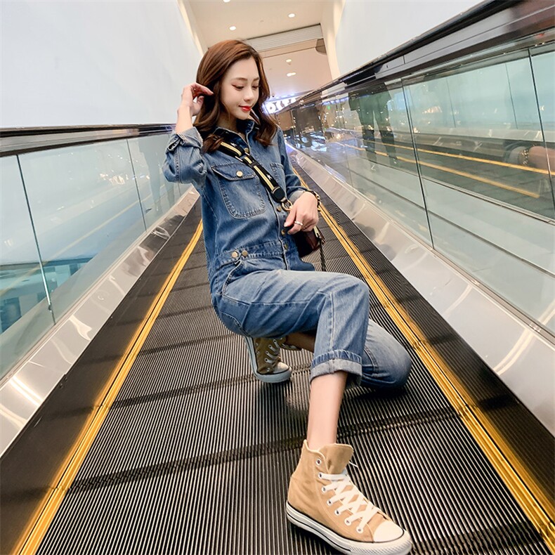 2021年春季时尚潮流舒适简约个性纯色连体裤,女装连体裤,钱塘布衣