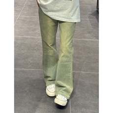 【有货】黄泥色517弯刀牛仔裤男修身直筒vibe微喇裤9062LL-特P45，男装牛仔裤，星座1007（原301D）