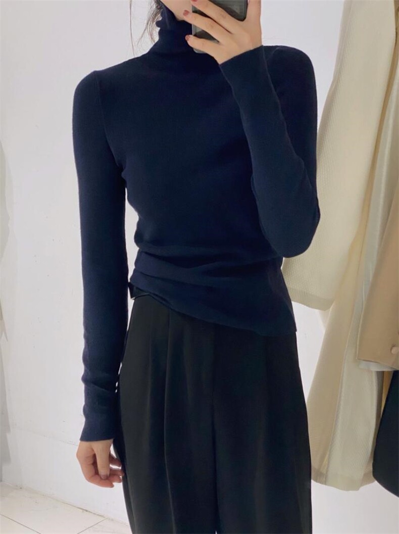 高领羊毛打底衫，其它，驿谷