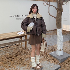 2025冬季新款时尚拼接羽绒服2C098-8628P235K358，女装羽绒服，2C098