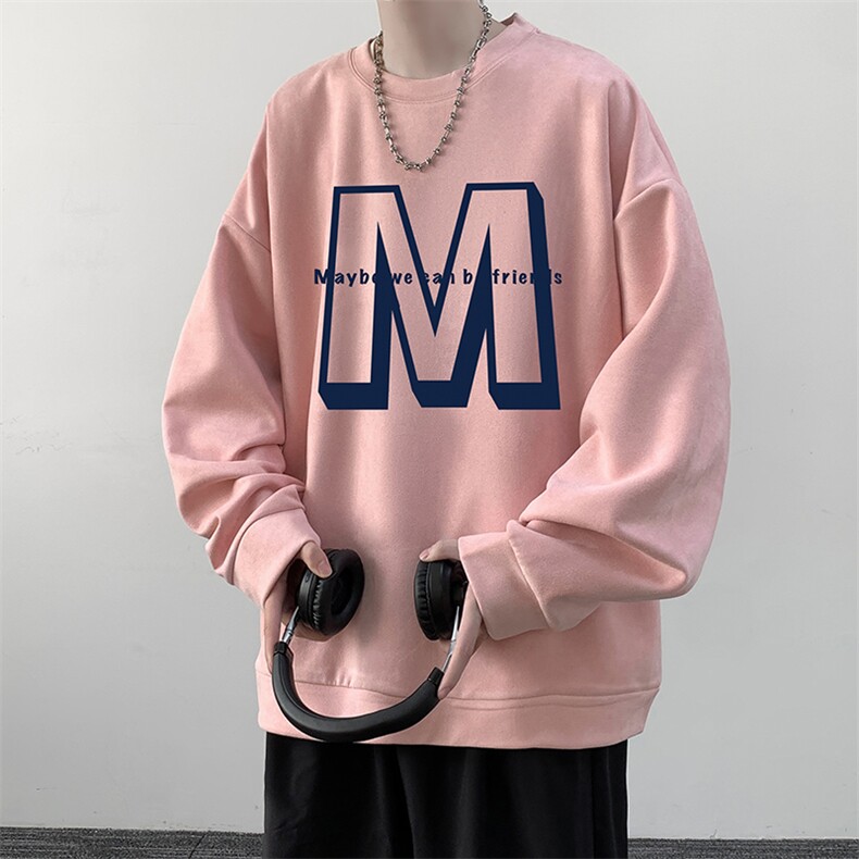 麂皮绒卫衣男大码重磅长袖t恤男JW81260-P35,男装卫衣,电商A040