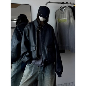 网图现货 加厚加棉皮衣 飞行员外套 1209-1-JK19-P90主推可谈图片