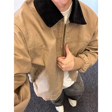 得物二开美式复古外套男痞帅cleanfit底特律工装夹克JK1208-P78，男装夹克，星座1103-3