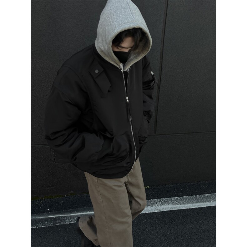 706-1-JK001-P118现货！冬季美式飞行工装夹克男休闲夹棉棒球服,男装夹克,星座706-1