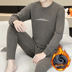 保暖内衣男士秋衣秋裤加绒加厚特厚中老年保暖套装TZ2491-P70，男装棉衣，星座310B-3