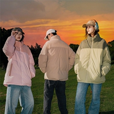 特批多模时尚拼色面包服宽松休闲立领棉服A247-MY2279特批60控98，男装棉衣，电商A247