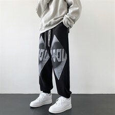 22秋新款港风休闲宽松oversize长裤休闲裤B266-X826-P50，男装休闲裤，星座B257-1