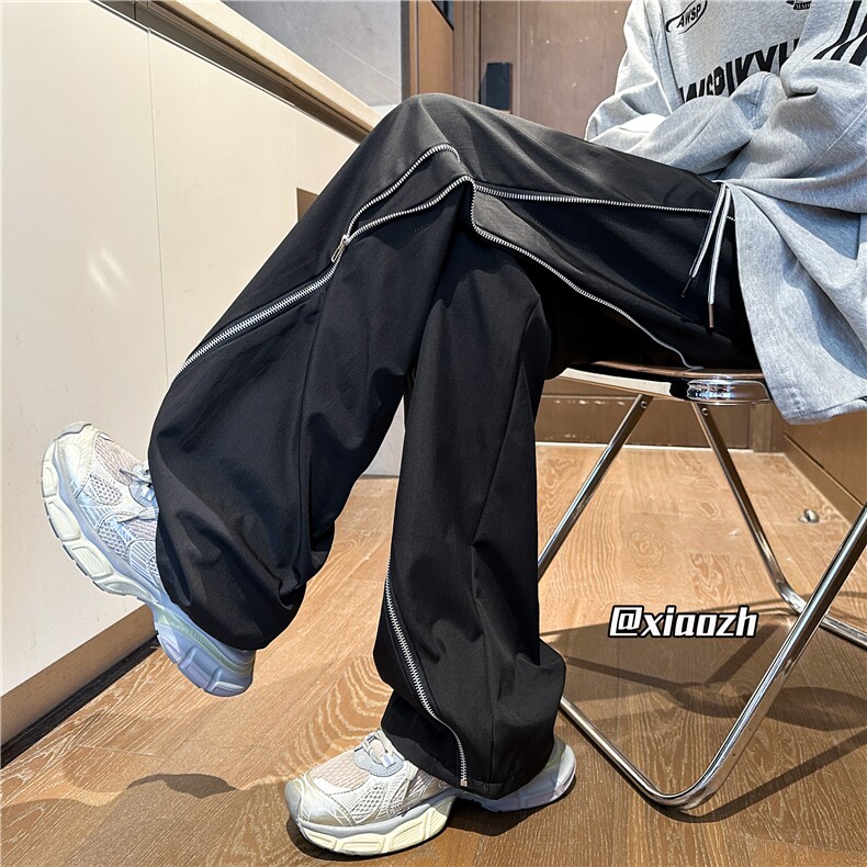 XZ616秋季新款重磅拉链拼接防水速干冲锋裤TY1061特P35控68,男装休闲裤,星座512A（原616）
