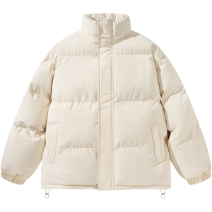 抖音得物2025新款立领棉衣纯色情侣款保暖棉衣面包服35332-P55图片