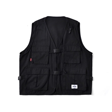 潮流多口袋工装马甲无袖外套男潮牌街头港风背心马夹MJ2011-P35，男装背心/马甲，星座1008-1