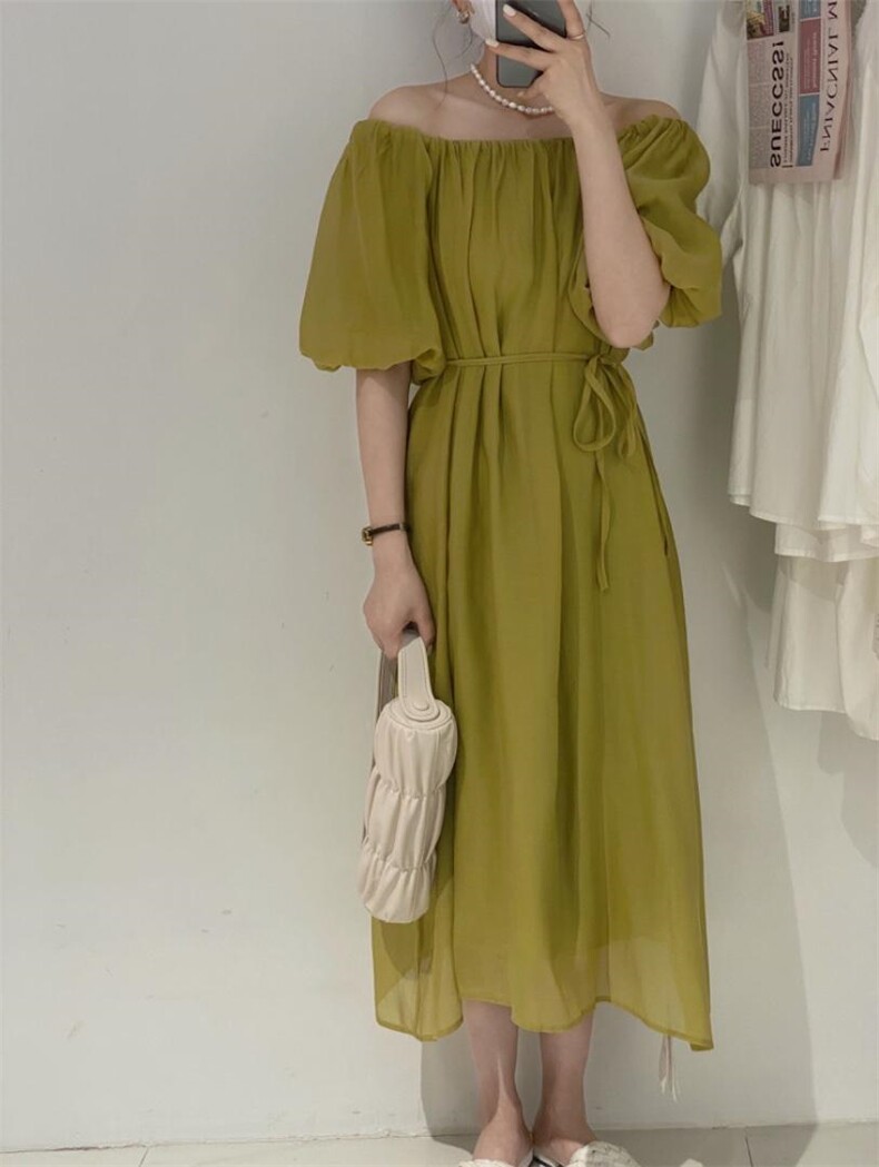 系带两穿长裙，其它，驿谷