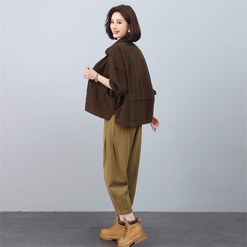 时尚休闲女装套装宽松显瘦两件套舒适百搭潮流新品,女装套装/套裙,叶笙衣