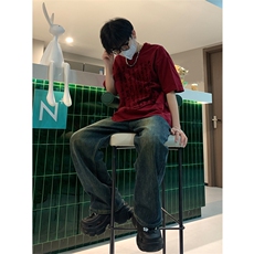酒红色