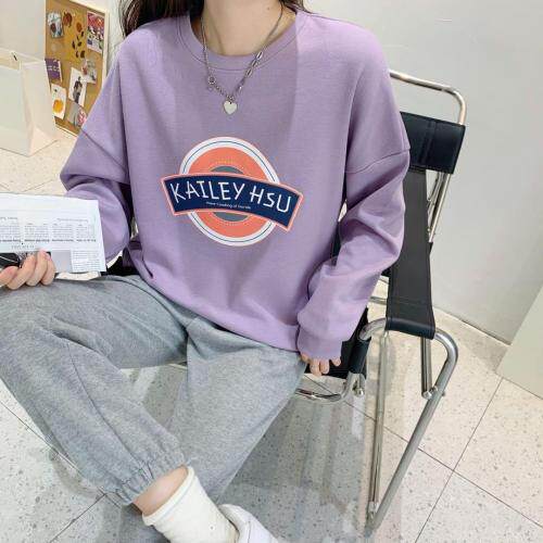 字母图案卫衣，女装卫衣/绒衫，新雅行-1