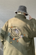 麂皮绒棉衣男大码立领棉袄子男羽绒棉服JM87142-P110，男装棉衣，电商A040