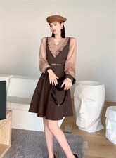 秋冬打底连衣裙，女装连衣裙，蕃米莉