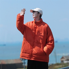 大货！80白鸭绒立领基础情侣宽松大码羽绒服外套A017YR10P195，男装羽绒服，电商A017