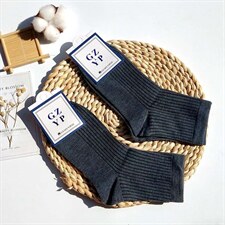 高品质款厚袜子男秋冬季保暖中筒袜毛线棉袜冬袜赠品袜子WZ05-P10，袜子，星座224