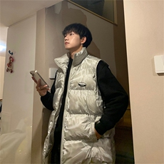特P60冬季棉服马甲男港风宽松棉衣无袖外套MJM263，男装棉衣，电商B370