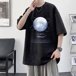 麂皮绒短袖t恤男大码半袖男 JD82241-P25图片
