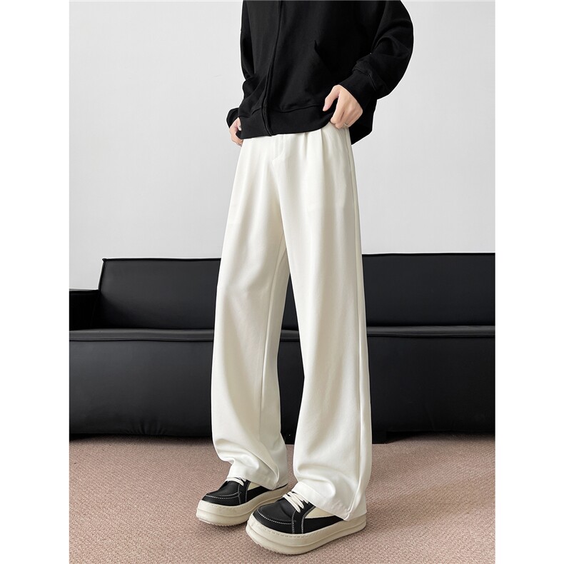 春季高个子加长西裤垂感直筒休闲裤男阔腿长裤子188cm115KZ028P55,男装西裤,电商B312
